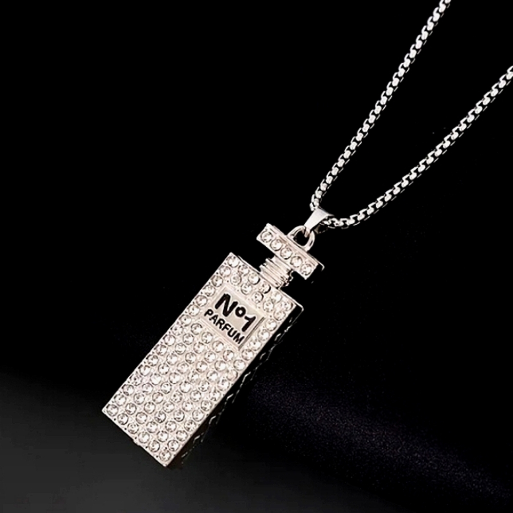 Perfume Bottle Necklace
